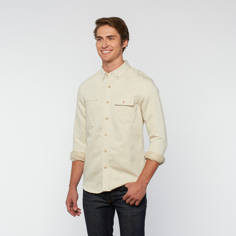 Norman Russell // Tommy II Button Down // Tan (S)