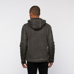 Burnout Cotton Jacket // Black (S)