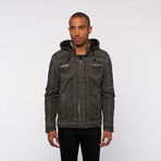 Burnout Cotton Jacket // Black (S)