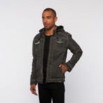 Burnout Cotton Jacket // Black (S)