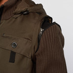 Zipoff Sleeve Jacket // Olive (2XL)