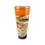 Large Tangerine Strata Cone // 212868