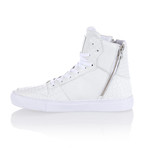 Adonis High Top // White White (US: 10.5)
