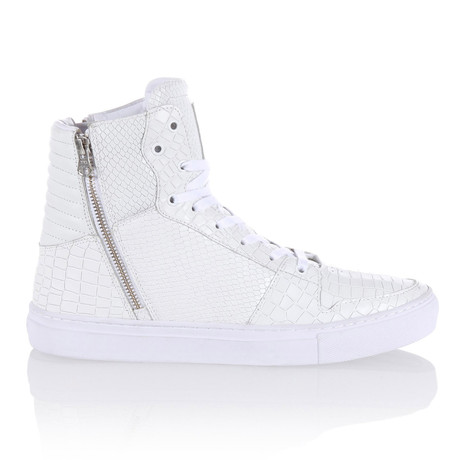 Adonis High Top // White White (US: 7)