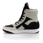 Osano High Top // Black + White (US: 9.5)