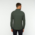 Nick Button Up Shirt // Pine Needle (L)