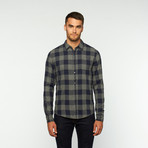 Mason Button Up Shirt // Navy (M)