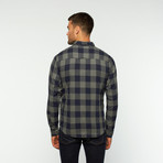 Mason Button Up Shirt // Navy (M)