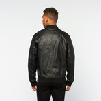 Nathan Bomber Jacket // Black (XL)