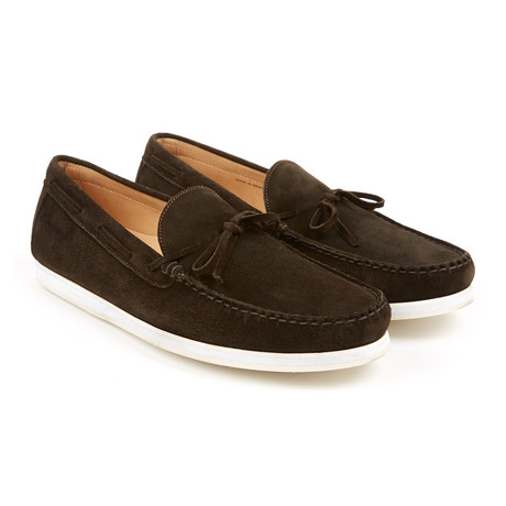 Jay Butler // Naples Driving Loafer // Brown Suede (US: 8)