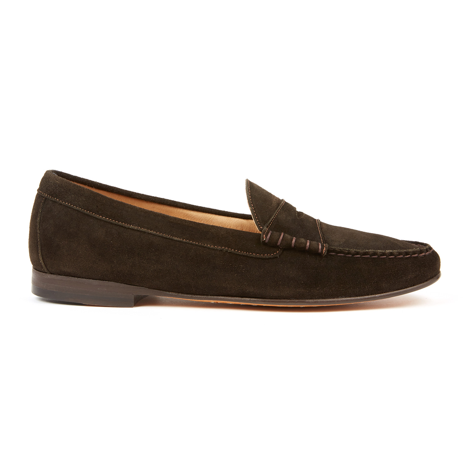 Cromwell Suede Penny Loafer // Brown (US: 11) - Jay Butler - Touch of ...