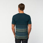 Oslo Nordiv Graphic V-Neck // Teal (S)