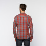 Free Nature // Twill Plaid Button Up // Barn Red (S)