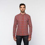 Free Nature // Twill Plaid Button Up // Barn Red (S)