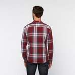 Free Nature // Twill Plaid Button Up // Syrah (S)