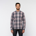 Artistry in Motion // Plaid Button Up // Navy + Syrah (S)