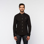 Artistry in Motion // Diamonds Button Up // Black (S)