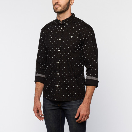 Artistry in Motion // Diamonds Button Up // Black (S)