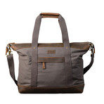 Shoreditch Shopper Tote // Khaki Grey + Brown