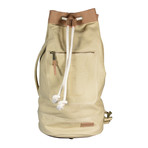 Forbes & Lewis // Arnold Duffel Bag // Beige + Brown