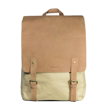 Devon Backpack // Beige