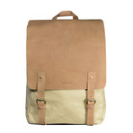 Devon Backpack // Beige