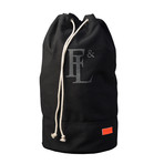 Arnold Duffel Bag // Black + Orange