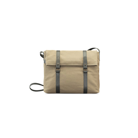 Tool Bag // Wheelbarrow Messenger (Khaki + Charcoal)