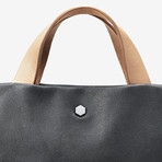 Metropolis // Horizontal Briefcase (Cuoio + Ocean)