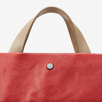 Metropolis // Horizontal Briefcase (Cuoio + Ocean)