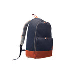 Indigo // Balance Backpack (Indigo + Cuoio)