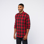 Buffalo Check Button Down // Red (XL)