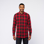 Buffalo Check Button Down // Red (XL)