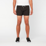 Sprint Poly Short // Black (XL)