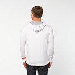 Long-Sleeve Hoodie Shirt // White (L)