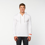 Long-Sleeve Hoodie Shirt // White (XL)