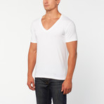 Dive V-Neck T-Shirt // White (M)