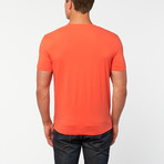 Dive V-Neck T-Shirt // Coral (L)