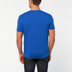 Dive V-Neck T-Shirt // Brilliant Blue (L)