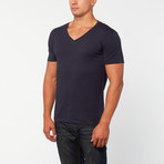 Classic V-Neck T-Shirt // Navy (M)