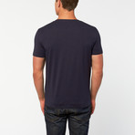 Classic V-Neck T-Shirt // Navy (L)