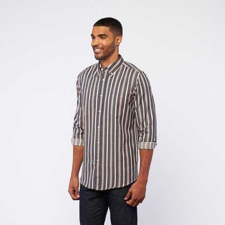 Heavy Chambre Button Down // Blue (M)