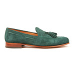 Suede Tassel  Loafer // Green (US: 13)