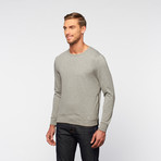 Long-Sleeve Crew Neck Pullover // Grey (M)