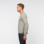 Long-Sleeve Crew Neck Pullover // Grey (M)