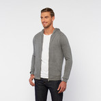 Tri-Blend Raglan Hoodie // Grey (M)