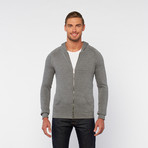 Tri-Blend Raglan Hoodie // Grey (M)