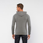 Tri-Blend Raglan Hoodie // Grey (M)