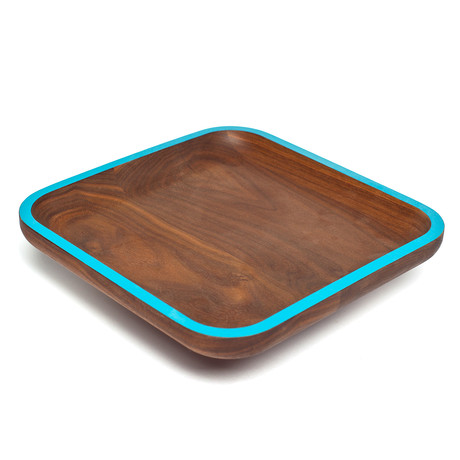 Chroma Café Plate (Dark Blue)