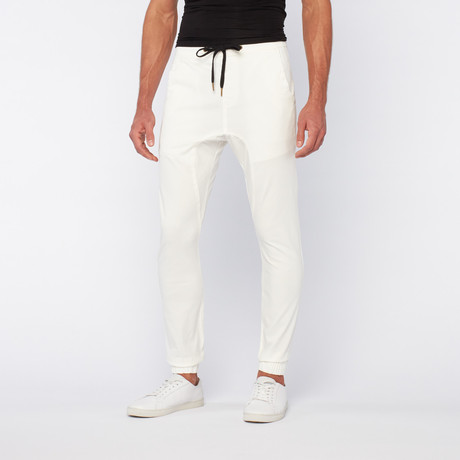 Chino Jogger // White (S)